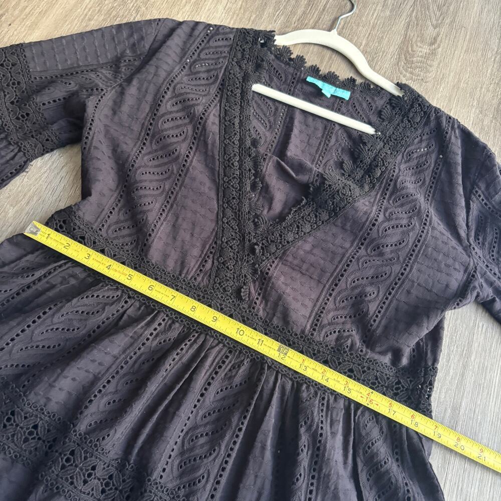 Melissa Odabash Victoria Broderie Anglaise Tiered Mini Dress Small - Picture 6 of 7